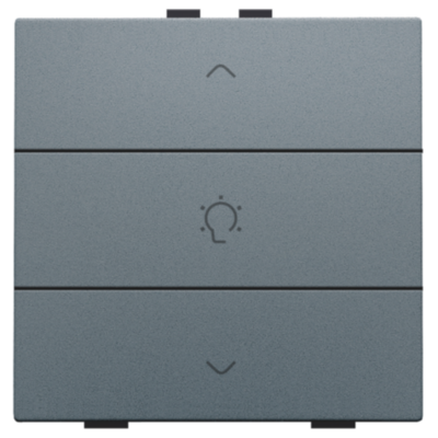 Enkelvoudige dimbediening voor Niko Home Control, blue grey coated