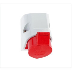 CEE opbouwstopcontact 3P+N+T 16A 400V IP44 Quick-Connect basis omkeerbaar