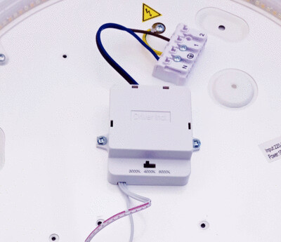 LED Plafonnière / Wandarmatuur Cosmo G2 IP44 18W 3000K-4000K-6000K 3-CCT 1550-1700lm Ø360 (1x26W)
