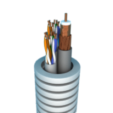Coax TLN TRI6+2 X UTP5E R50