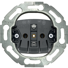 Berker - ronde sokkel voor stopcontacten met penaarde met steekklemmen