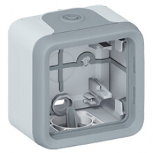 Legrand - Plexo opbouwdoos 1 mech. Ingang kabelinvoer grijs