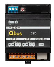 Controller voor 10 Qbus-modules (uitbreidbaar). incl. voeding en Qbus Cloud