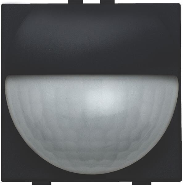 Afwerkingsset voor binnenbewegingsmelder voor Niko Home Control, black coated