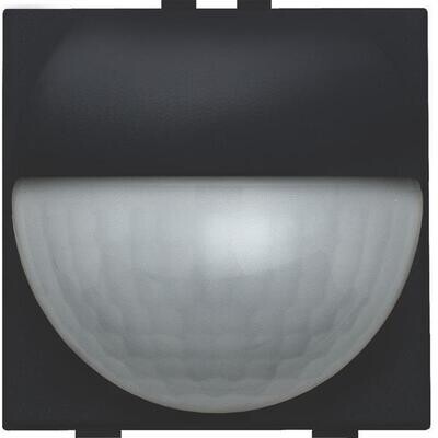 Afwerkingsset voor binnenbewegingsmelder voor Niko Home Control, black coated