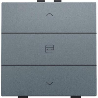 Enkelvoudige motorbediening voor Niko Home Control, blue grey coated