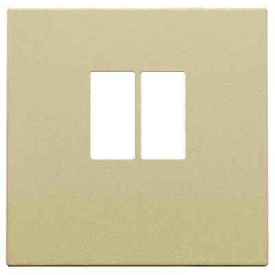 Afwerkingsset voor enkelvoudige luidsprekeraansluiting, gold coated