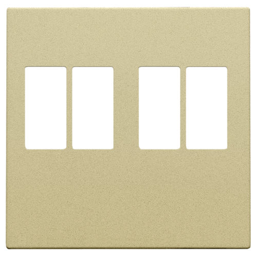 Afwerkingsset voor tweevoudige luidsprekeraansluiting, gold coated