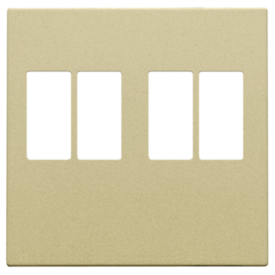 Afwerkingsset voor tweevoudige luidsprekeraansluiting, gold coated