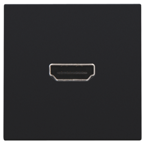 Afwerkingsset met HDMI-naar-HDMI-aansluiting, black coated