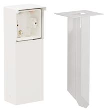 Niko - Spuitwaterdichte tuinpaal met grondpin voor één Niko Hydro functie, white Niko - Spuitwaterdichte tuinpaal met grondpin voor één Niko Hydro functie, white