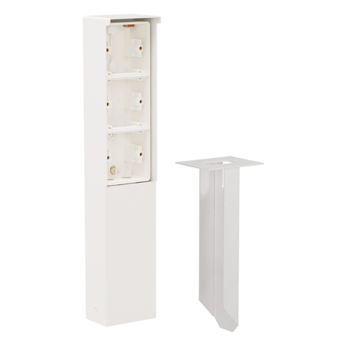 Niko - Spuitwaterdichte tuinpaal met grondpin voor drie Niko Hydro functies, white