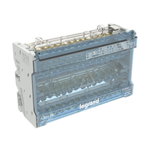 Legrand - Verdeelklem 4P 125A - 15 aansl met schroeven - 26kA - 8 mod.