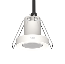 Aanwezigheidsmelder P34MR, KNX®, 5 kanalen, 7-8 m, IP54, mini, voor inbouw, wit