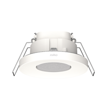 Aanwezigheidsmelder P34MR, KNX®, 5 kanalen, 9-10 m, IP44, voor inbouw, wit
