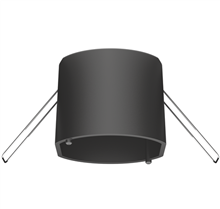Inbouwdoos met veerklemmen voor M34LR/M34HC, zwart