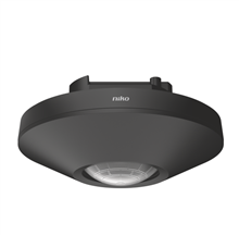 Bewegingsmelder M34HC, KNX®, 5 kanalen, 15-20 m, voor hoge plafonds, voor inbouwdoos, zwart