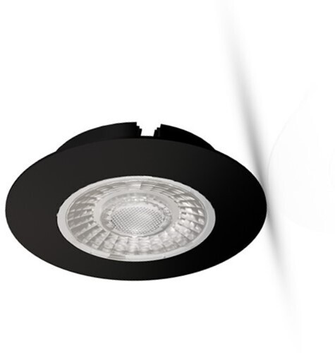 LED Inbouwspot Beer IP44 4W 2700K CRI>90 36D 260lm Zwart Ø65 F - G Ø58 - Dimbaar