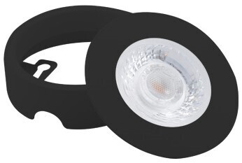 LED Inbouwspot Beer Opbouwring Zwart