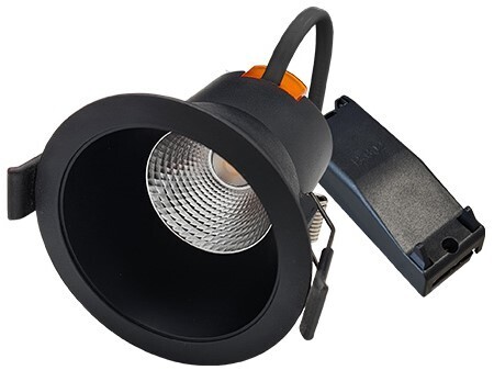 LED Spotlight Sunny IP44 6W 408lm 40° 2700K Zwart