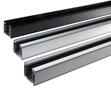 3-Fase Rail 1M Vierkant Wit 230V/440V 16A