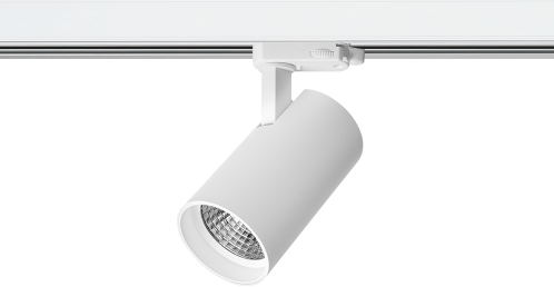 LED 3-Fase Railspot Rhea 7W 3000K CRI>90 33D 722lm Wit - Fase Dimbaar