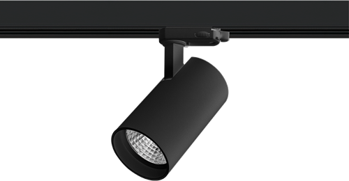 LED 3-Fase Railspot Rhea 15W 2700K CRI>90 33D 1393lm Zwart - Fase Dimbaar