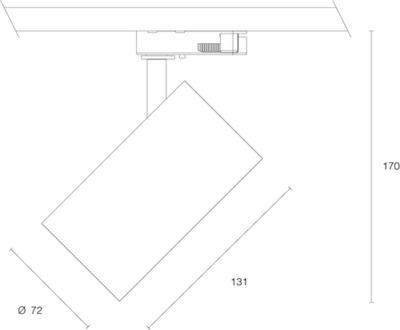 LED 3-Fase Railspot Rhea 15W 3000K CRI>90 33D 1440lm Grijs - Fase Dimbaar