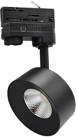 LED 3-Fase Railspot Saros 7W 770lm 40° 3000K CRI>80 Zwart