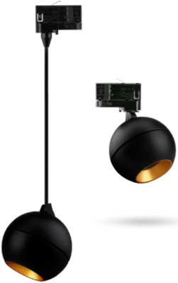 LED Module Track adapter spot dimbaar 6/9W 3.000/4.000/5.700K zwart (nr. 1 op foto)