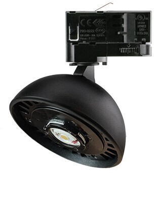 LED Module Track adapter spot dimbaar 6/9W 3.000/4.000/5.700K zwart (nr. 1 op foto)