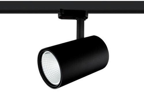 LED 3-Fase Railspot Janus 30,1W 3000K 3677lm CRI>90 55° Zwart