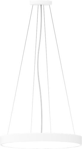 LED Opbouw-/pendelarmatuur Jericho Ø600mm 57W 3000K/3500K/4000K 5220lm/5540lm/5575lm Wit - DALI