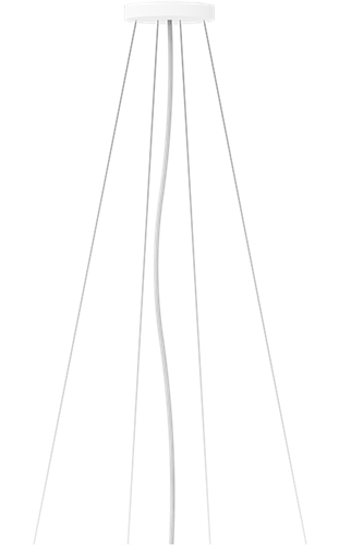 LED Opbouw-/pendelarmatuur Jericho Ø480mm & Ø600mm, Pendelset Grijs accessoires Jericho