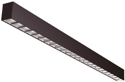 LED Pendelarmatuur Oberon Linear Up/Down 29W 4000K 85D 3326lm Zwart UGR<19