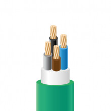 ENERGIEKABEL - XGB installatiekabel XLPE/LS0H 1kV Cca s1d2a1 groen 4X35mm²