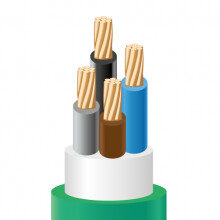 ENERGIEKABEL - XGB installatiekabel XLPE/LS0H 1kV Cca s1d2a1 groen 4X16mm