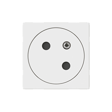 Legrand - Mos.Link ctdoos 2P+A vlak 45°-2 mod wit