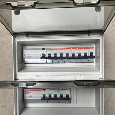Voorbedrade zekeringskast 24 modules Abb