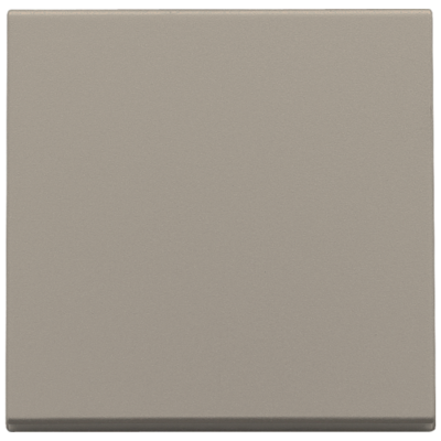 Afwerkingsset voor een enkelvoudige elektronische schakelaar of drukknop, bronze coated
