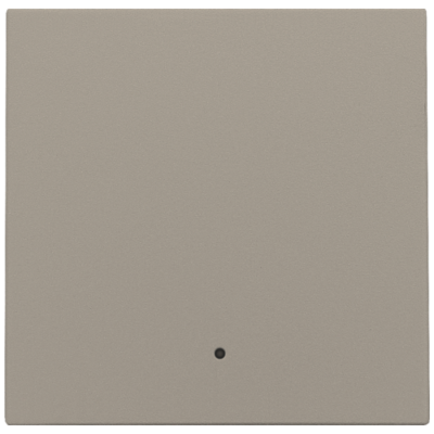 Afwerkingsset met lens voor een enkelvoudige elektronische schakelaar of drukknop, bronze coated