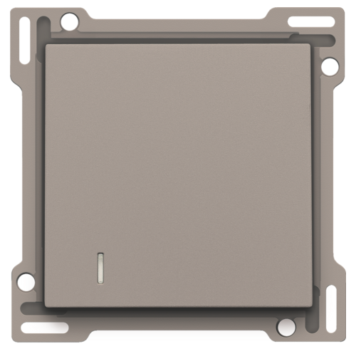 Afwerkingsset voor hotelkaartschakelaar, bronze coated