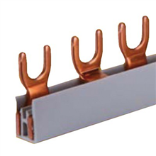 Kamgeleider met vork 2-polig 10mm² 56 mod. 1m Kamgeleider met vork 2-polig 10mm² 56 mod. 1m