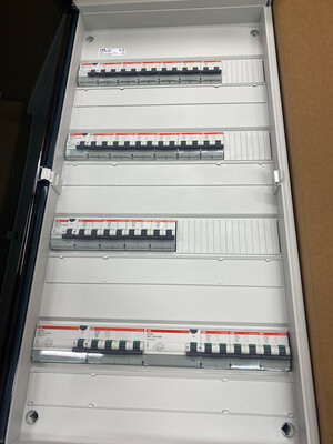 ABB voorbedrade zekeringskast 72 modules Type 9