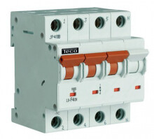 TECO - Automaat TC 3P+N 25A 4,5kA kurve C