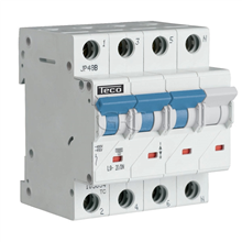 TECO - Automaat TC 3P+N 20A 4,5kA Curve C