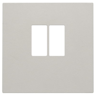 Afwerkingsset voor enkelvoudige luidsprekeraansluiting, light grey
