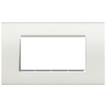 BTICINO - LivingLight - Rechthoekige afdekplaat 4 modules wit BTICINO - LivingLight - Rechthoekige afdekplaat 4 modules wit