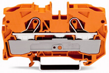 WAGO - 2-draads rijgklem voor Ex e-toepassingen geschikt, oranje (25 stuks)