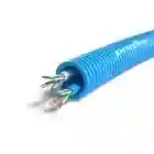 Flex voorbedrade buis 20mm + datakabel 2x U/UTP CAT6 4P PVC rol 50m
